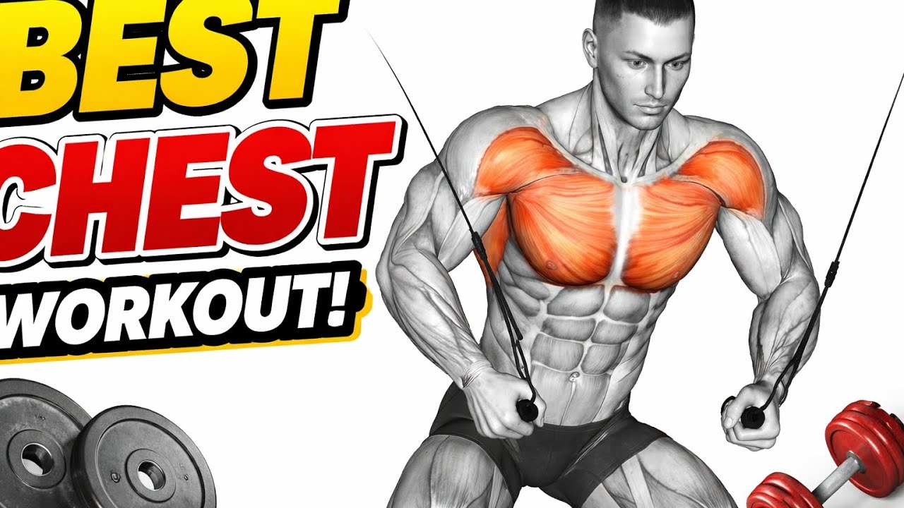 BEST CHEST WORKOUT 🔥 Build a Bigger Chest FAST!💪#ChestWorkout#MuscleBuilding