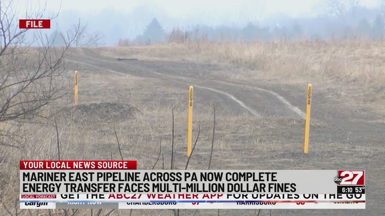 Pa. Mariner East Pipeline completed