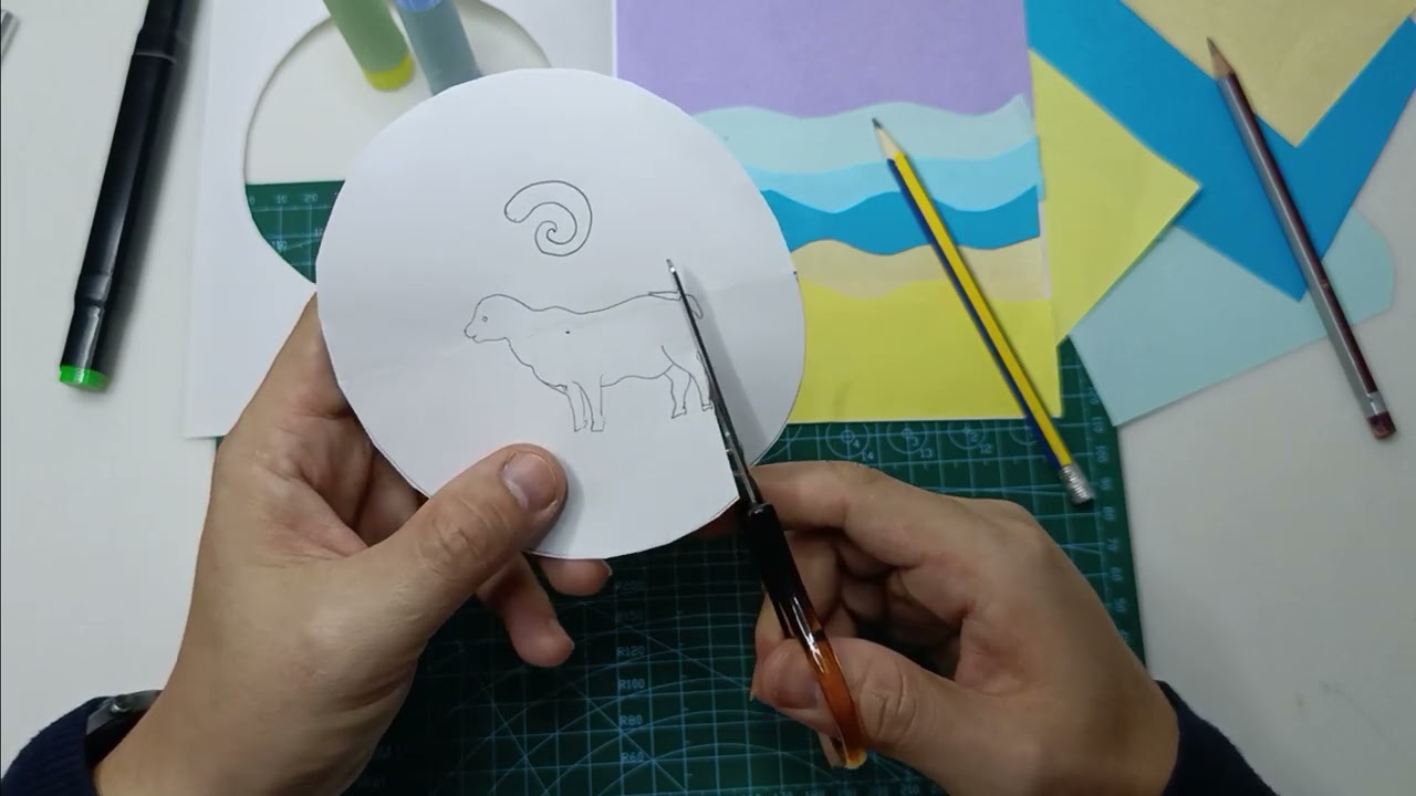 Calm DIY Aries Zodiac Night Sea Scene (No Talking, Real Time)