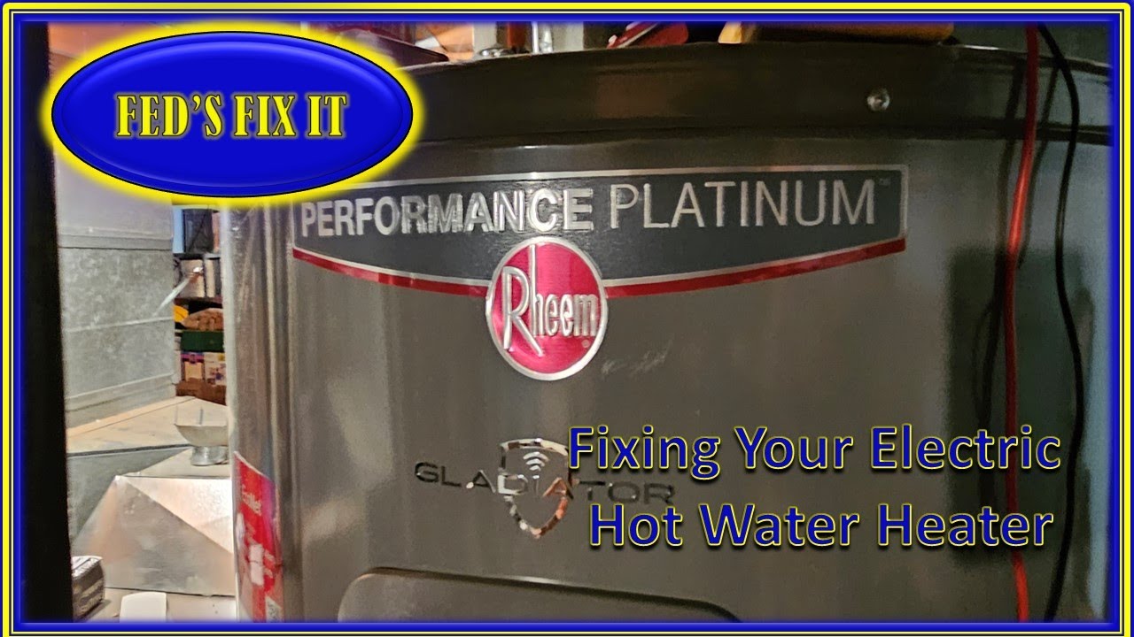 Rheem Gladiator Electric Hot Water Heater Repair