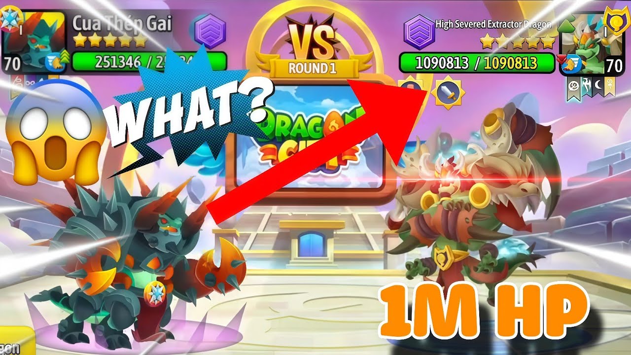 Dragon City Tập 2046 : M&igrave;nh Đ&atilde; Bị T&acirc;m L&yacute; Khi Gặp Heroic Vip 1M HP 