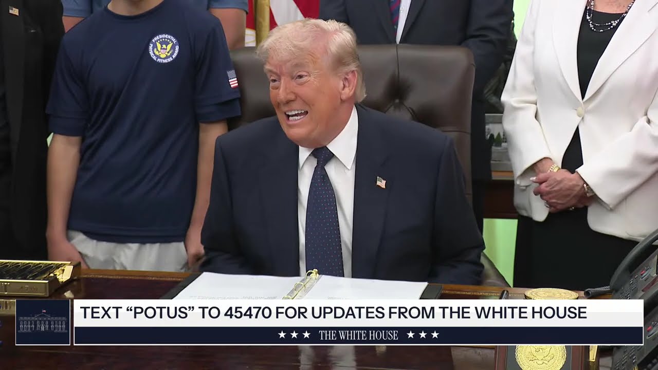President Trump Signs a Proclamation, May 5, 2026