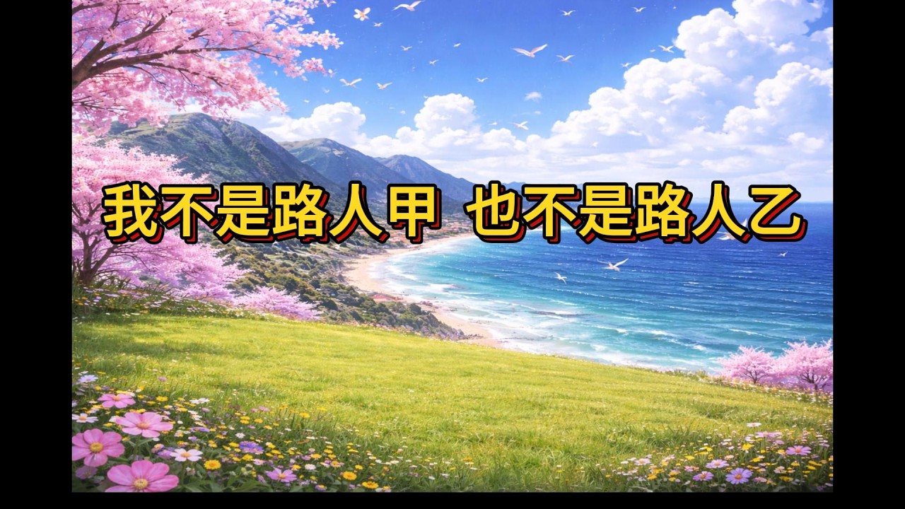我不是路人甲  也不是路人乙