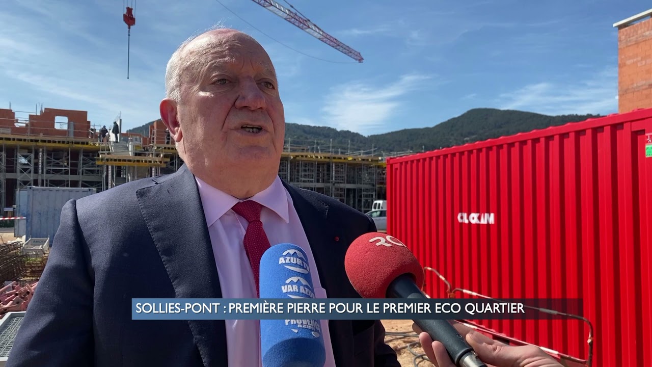 Sollies Pont : Première pierre pour le premier éco quartier
