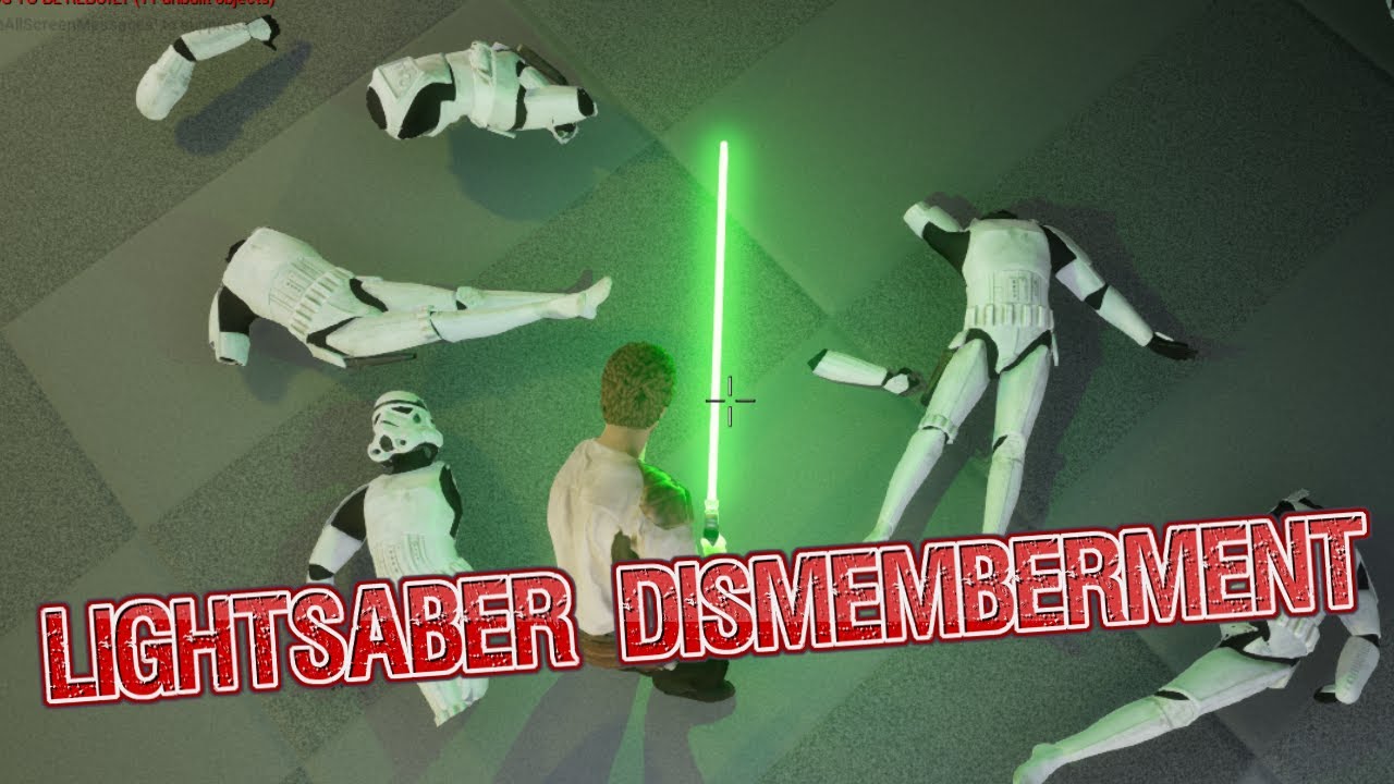 Jedi Knight - Dark Forces 2 - Unreal Engine - Saber Dismemberment