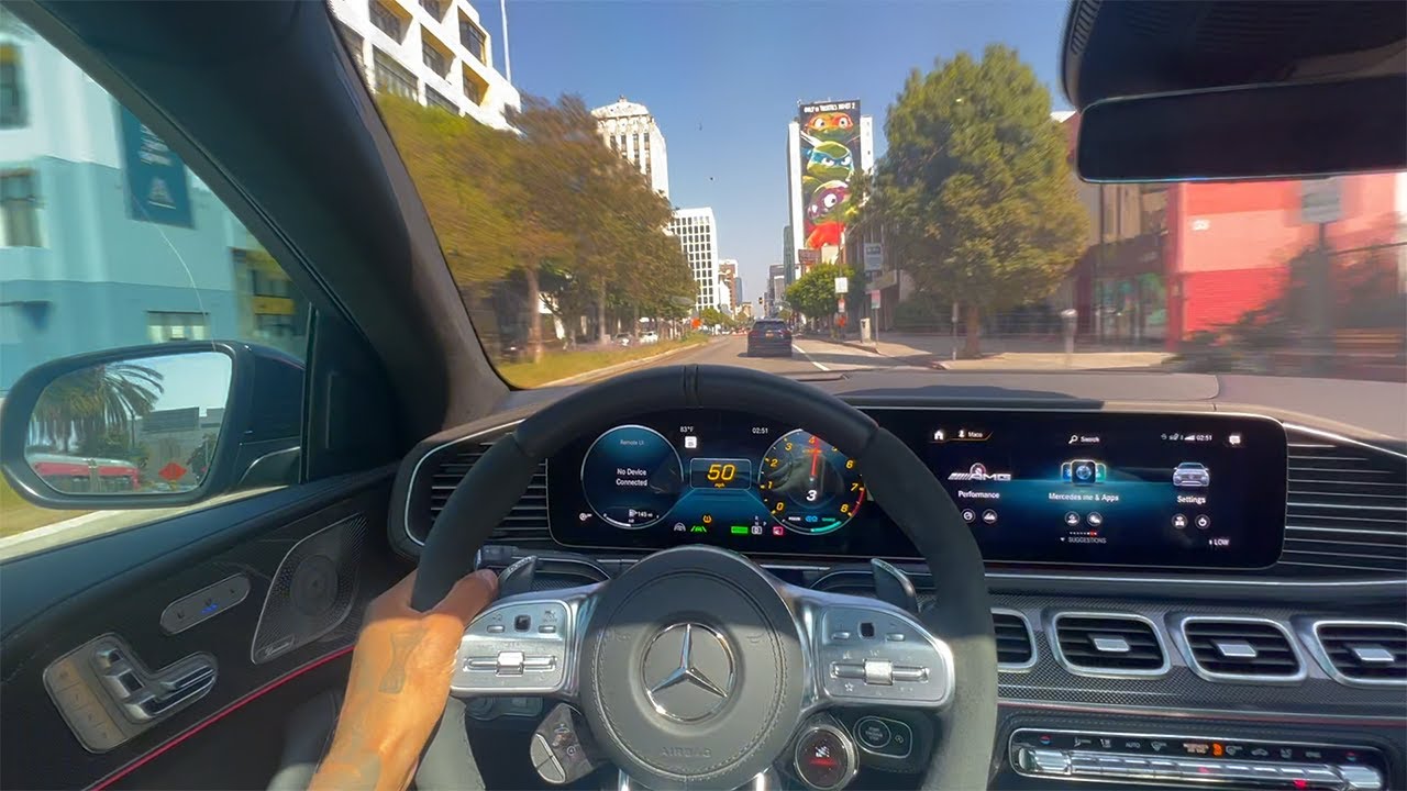 CUTTING UP IN TRAFFIC WITH MY AMG GLE 63S