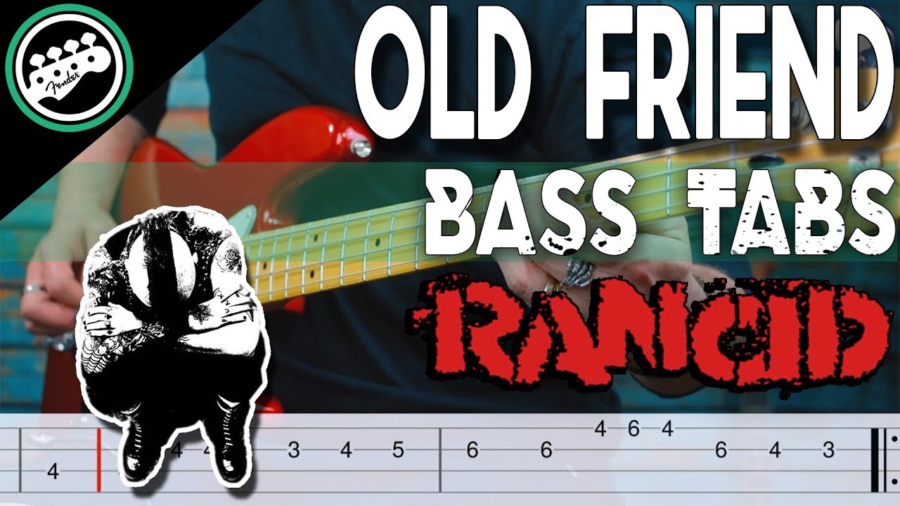 Rancid - Old Friend | Bass Cover With Tabs in the Video