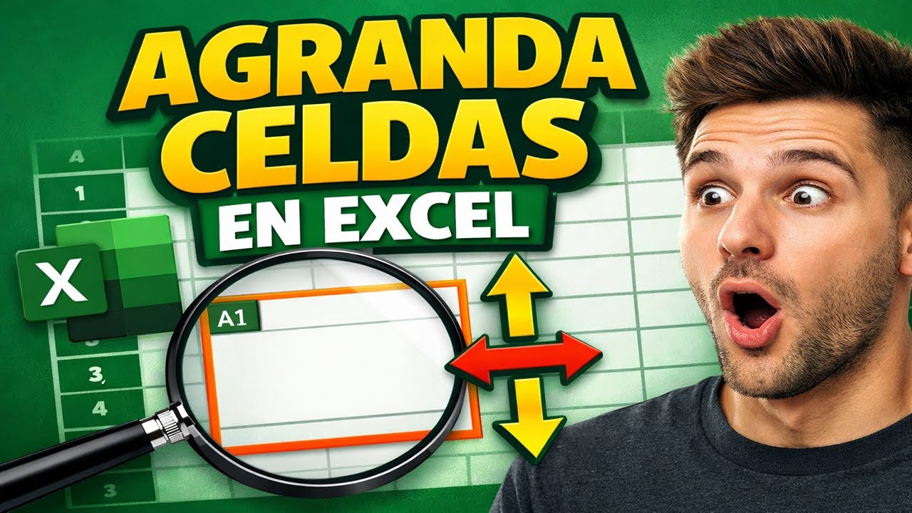 📘AMPLIAR TAMAÑO de CELDAS en EXCEL⭐