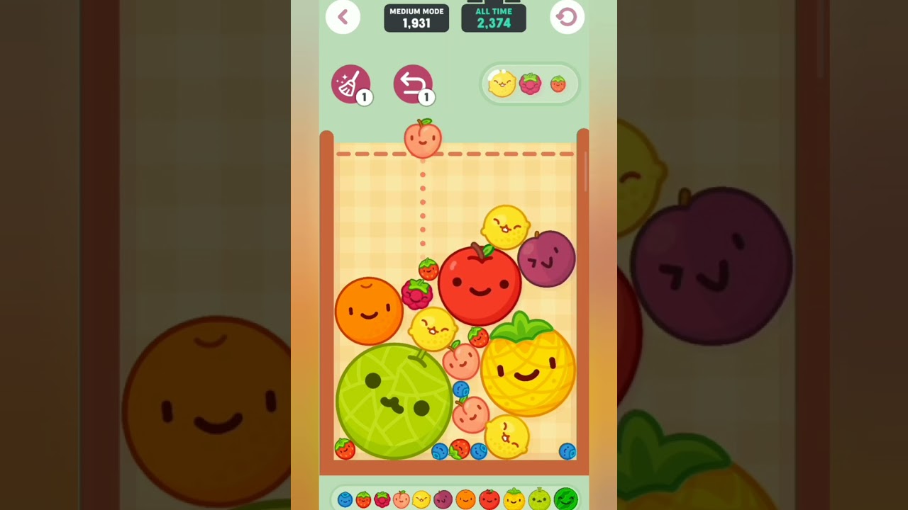 fruit merge game || fruit connect game