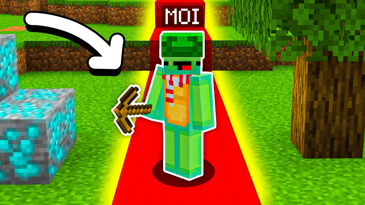 Je dois finir Minecraft mais si je sors de la ligne rouge, je meurs..