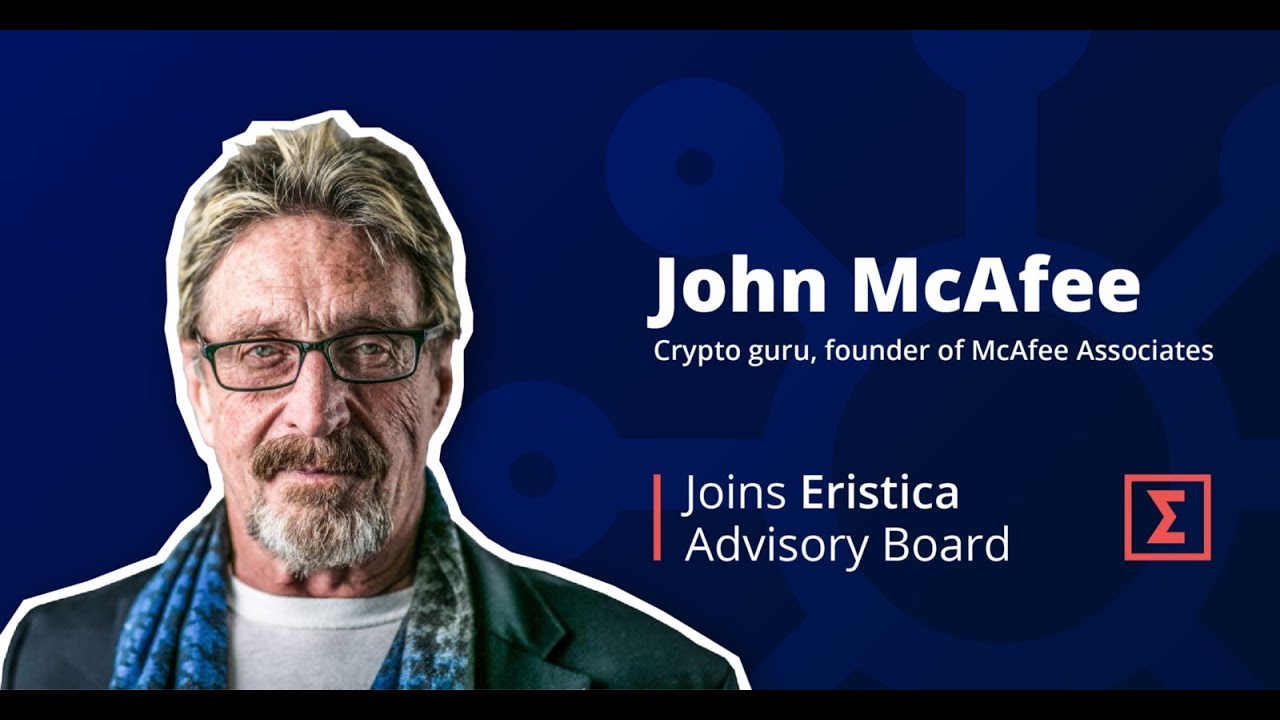 John McAfee  president in 2020