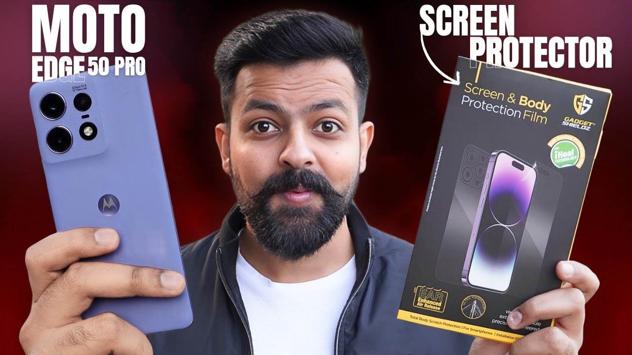 Moto Edge 50 Pro Gadgetshieldz ( Screen Protector ) 🔥🔥 #motoedge50pro