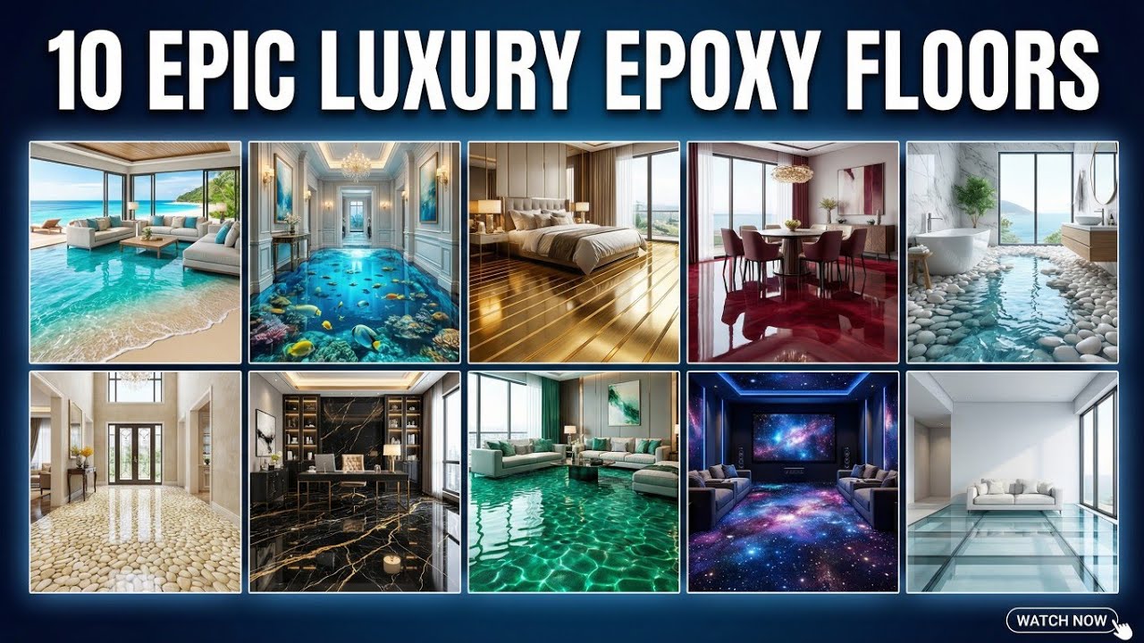Top 10 Most Luxurious Epoxy Floors That Will Blow Your Mind! 🤯