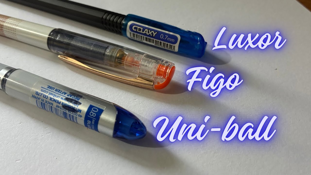 Luxor vs Figo vs Uniball Pens for Handwriting | @Awesome_Handwriting95 