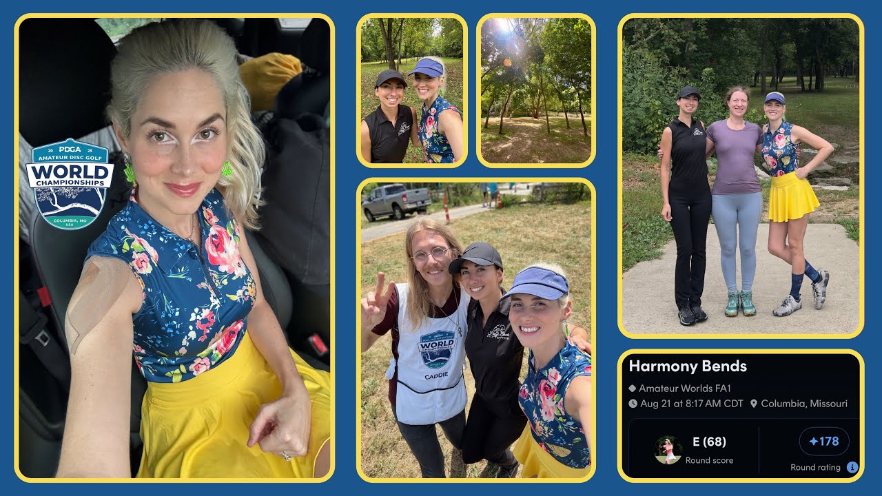 ROUND 3: The 2025 Amateur Disc Golf World Championships at Harmony Bends in Missouri