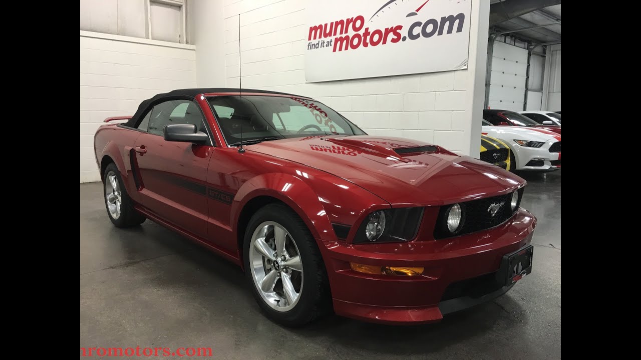 2009 Ford Mustang GT SOLD California Special Convertible Munro Motors