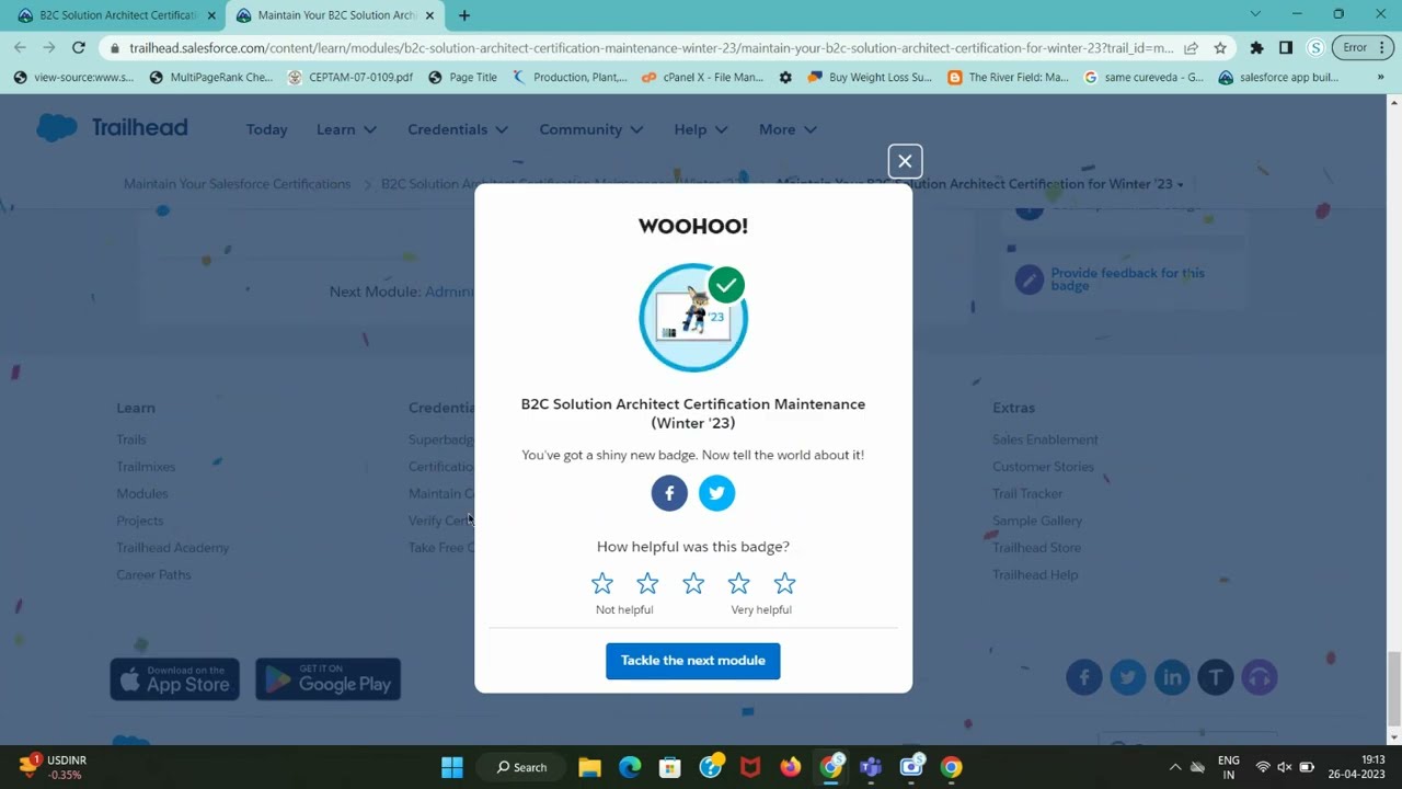 Maintain Your B2C Solution Architect Certification for Winter &rsquo;23