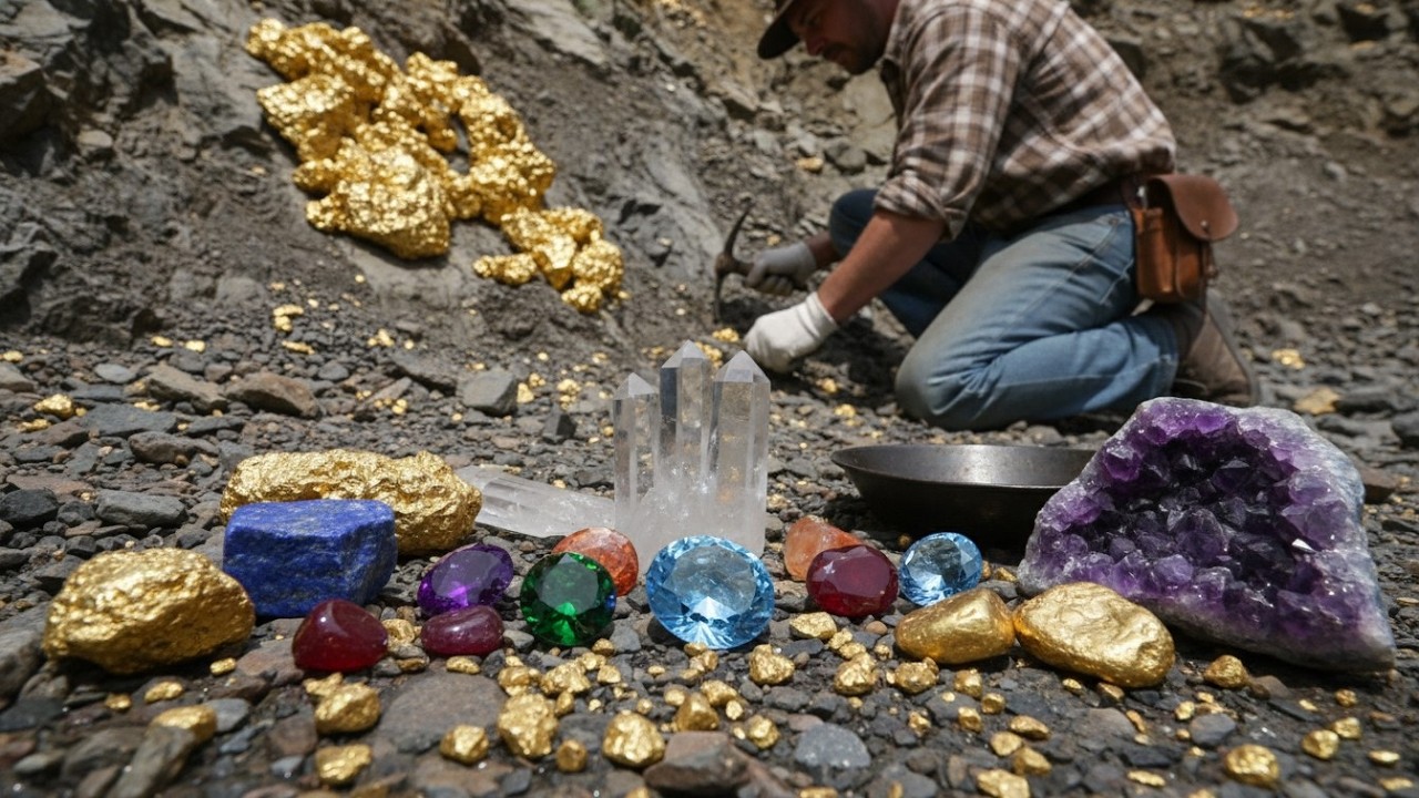 Ultimate Treasure Discovery: Massive Gold & Rare Gemstones Revealed!