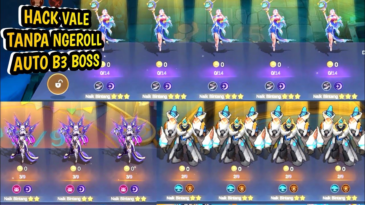 AUTO B3 TANPA NGEROLL NGEROLL BOSS||TRIK COMMANDER VALE TERBARU||MAGIC CHESS GOGO UPDATE TERBARU 