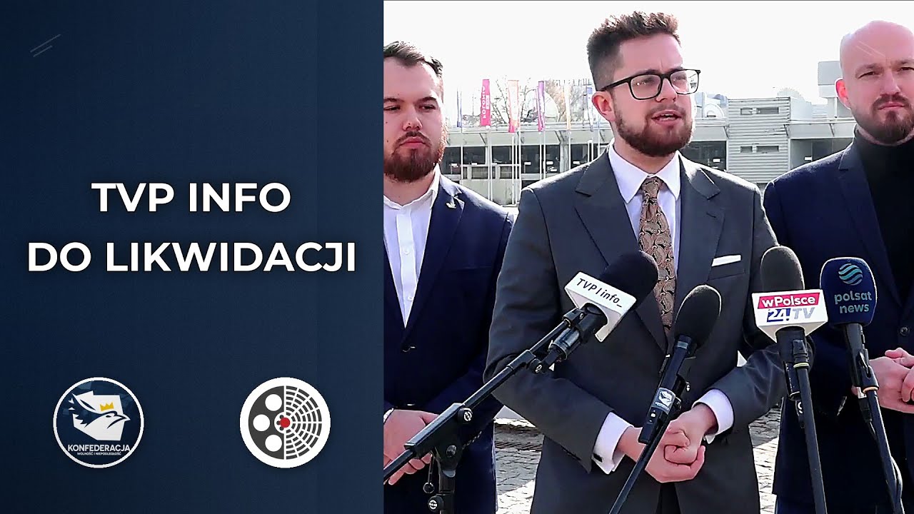 Konfederacja: TVP Info do likwidacji - projekt czeka w Sejmie