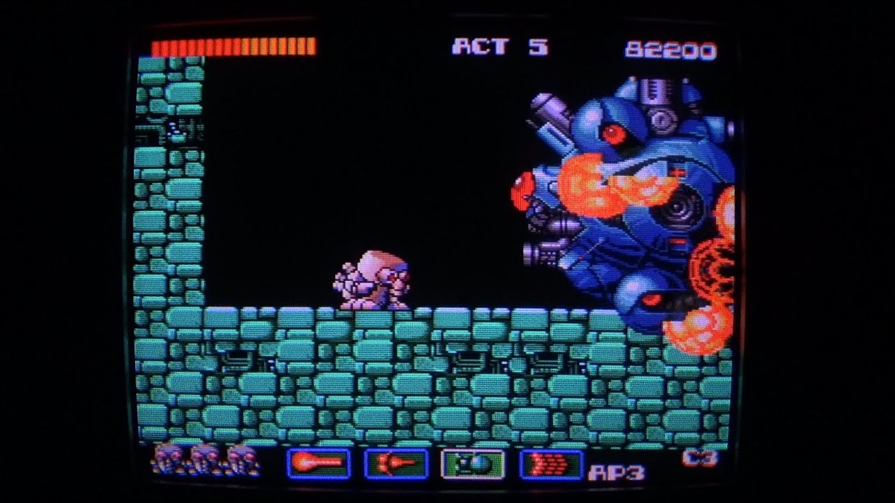 Atomic Robo-Kid Special  - 1CC - PC Engine CRT Gaming (15khz setup)