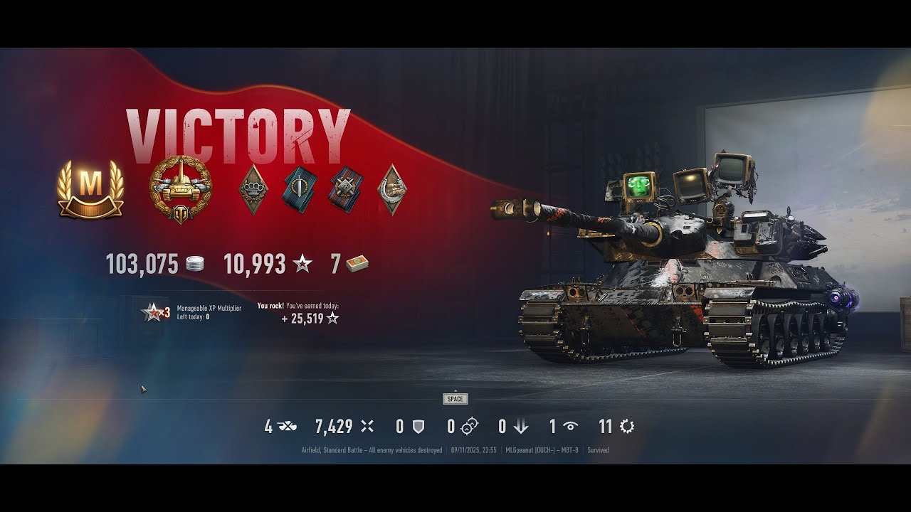 MBT-B ace tanker - World Of Tanks