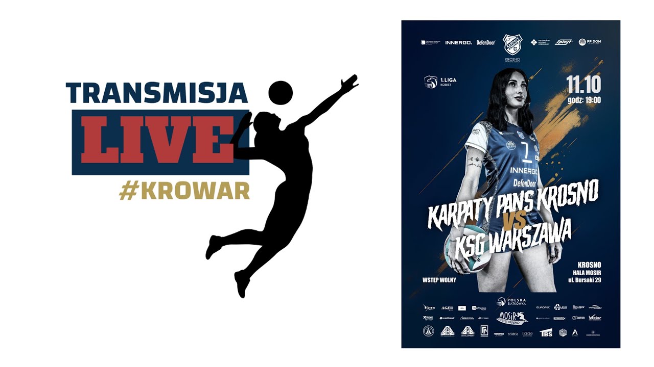 #LIVE | Karpaty – PANS Krosno vs KSG Warszawa | III kolejka I ligi kobiet