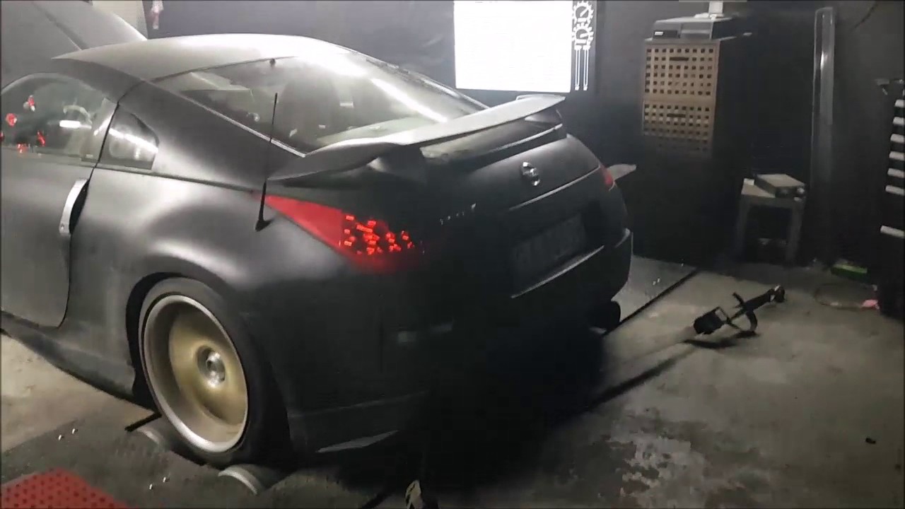 350Z Greddy TwinTurbo by Coobcio Garage 8psi 475KM hamownia