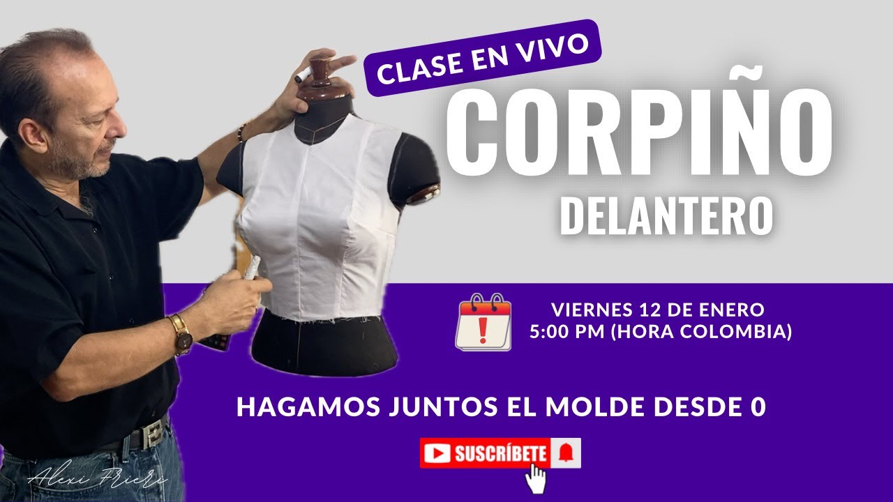 CLASE EN VIVO _ Corpiño Delantero Femenino