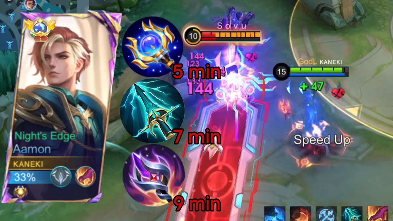 BEST AAMON BUILD FOR SOLO RANK PUSH! 🔥 Easy Wins | Mobile Legends