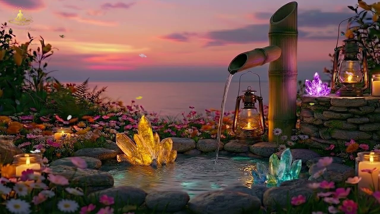 Crystals in the Evening Breeze – Relaxing Handpan Music #relaxmusic #handpanmusic music #Meditation