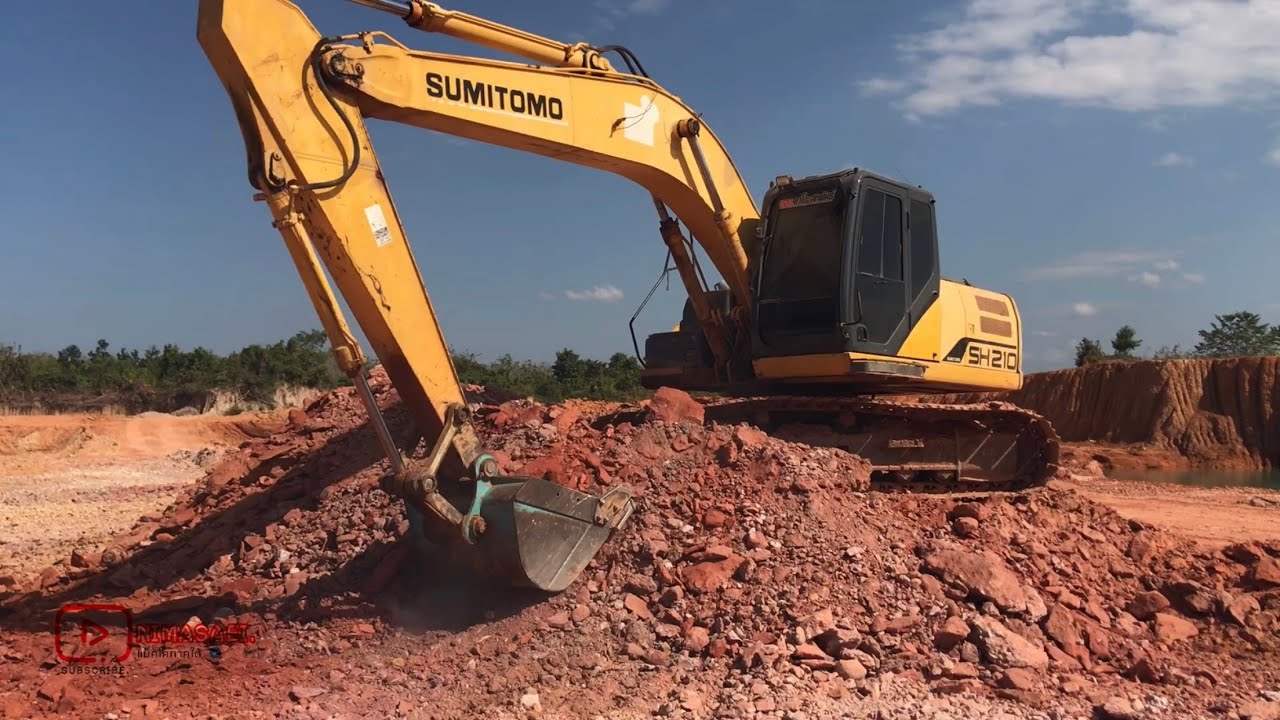 มาชม Sumitomo SH210-5 เจาะดินดานแข็งๆจะสุดจัดขนาดไหนมาลุ้นกัน ?