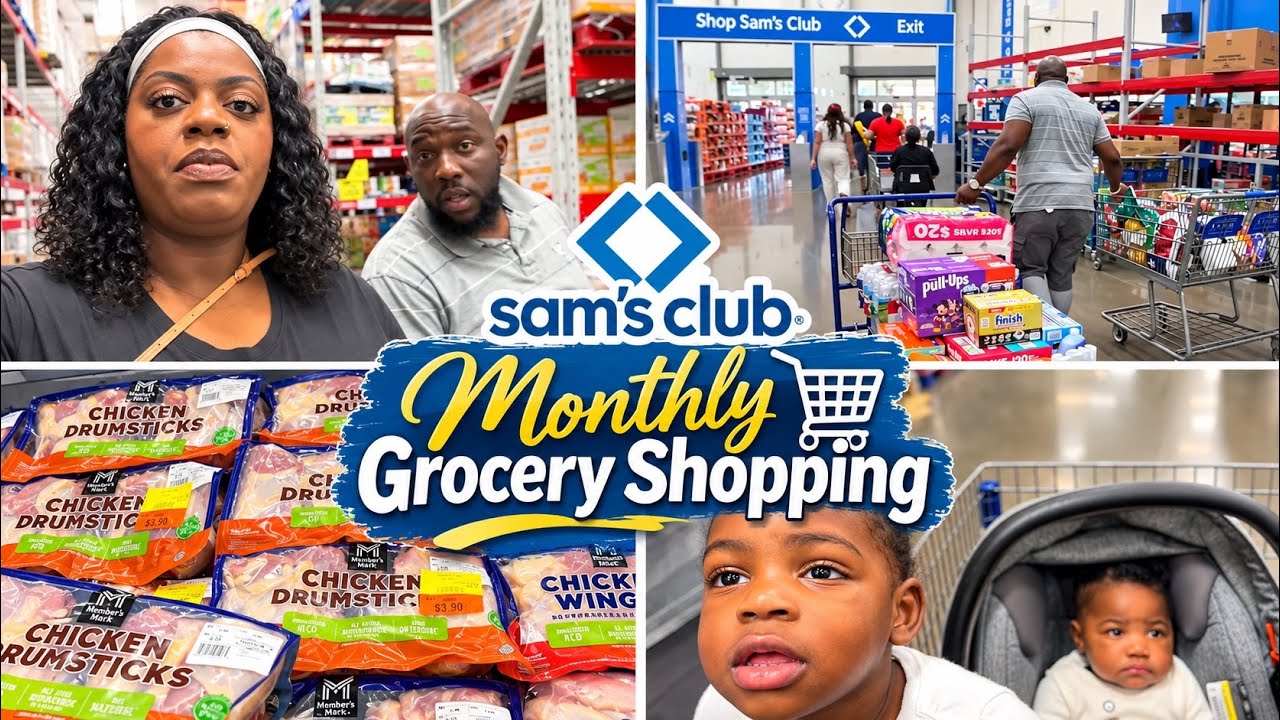ЗАКУПКА ПРОДУКТОВ В SAM&rsquo;S CLUB ДЛЯ СЕМЬИ ИЗ 6 ЧЕЛОВЕК! 🛒 | ОГРОМНЫЙ ежемесячный оптовый поход по ...