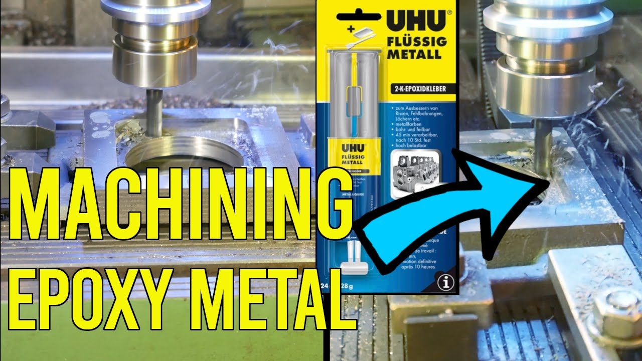 Does epoxy liquid metal work? - Schaublin EP-34 || RotarySMP