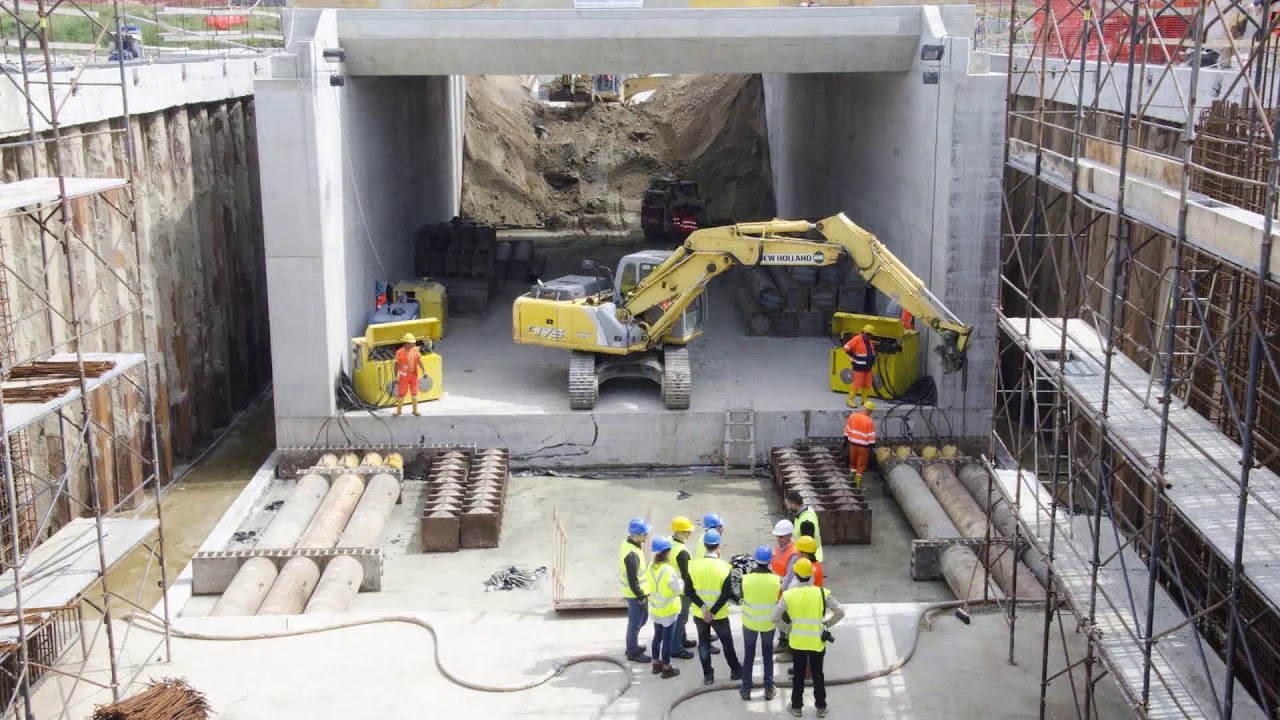 Spinta del monolite nel rilevato ferroviario