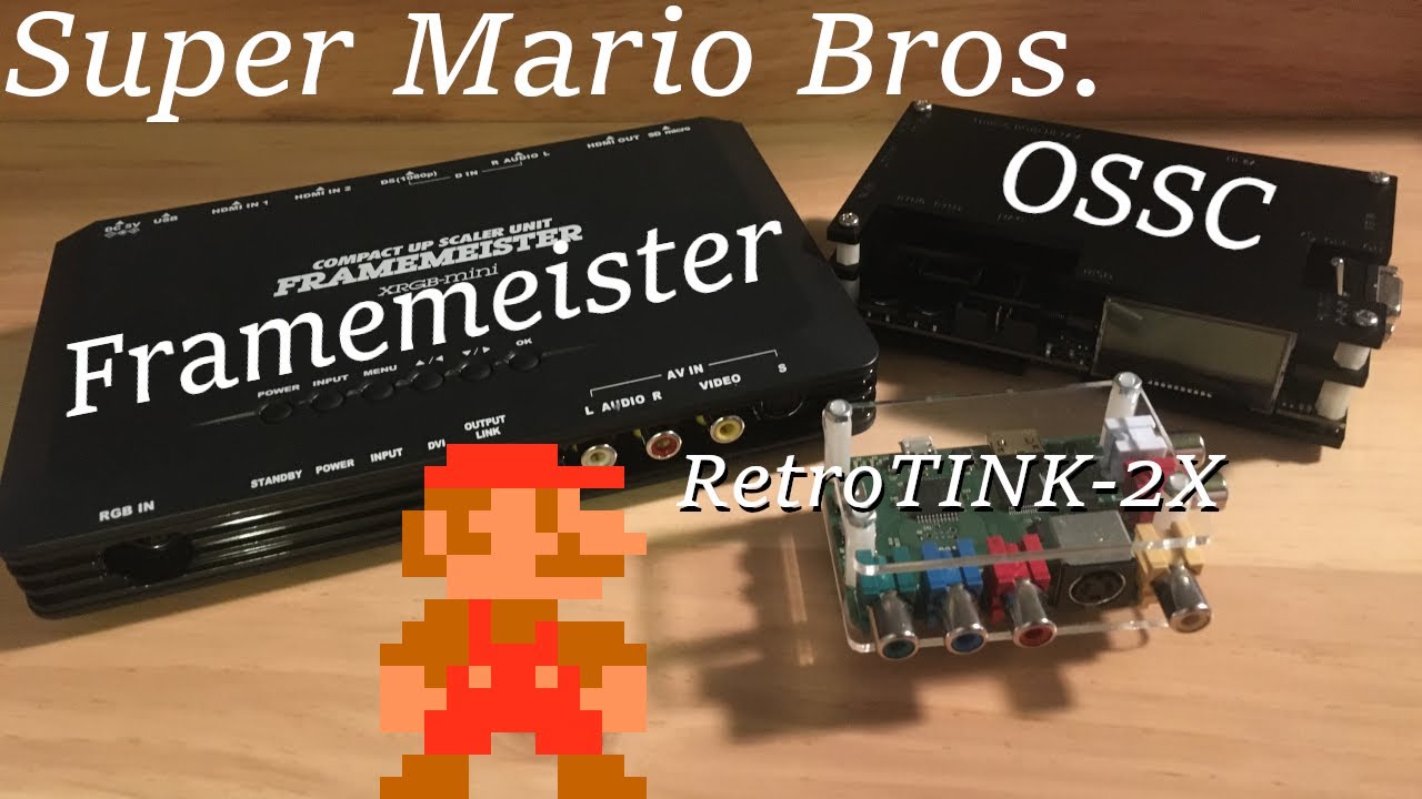 NES Composite | Framemeister vs RetroTINK vs OSSC | Super Mario Bros.
