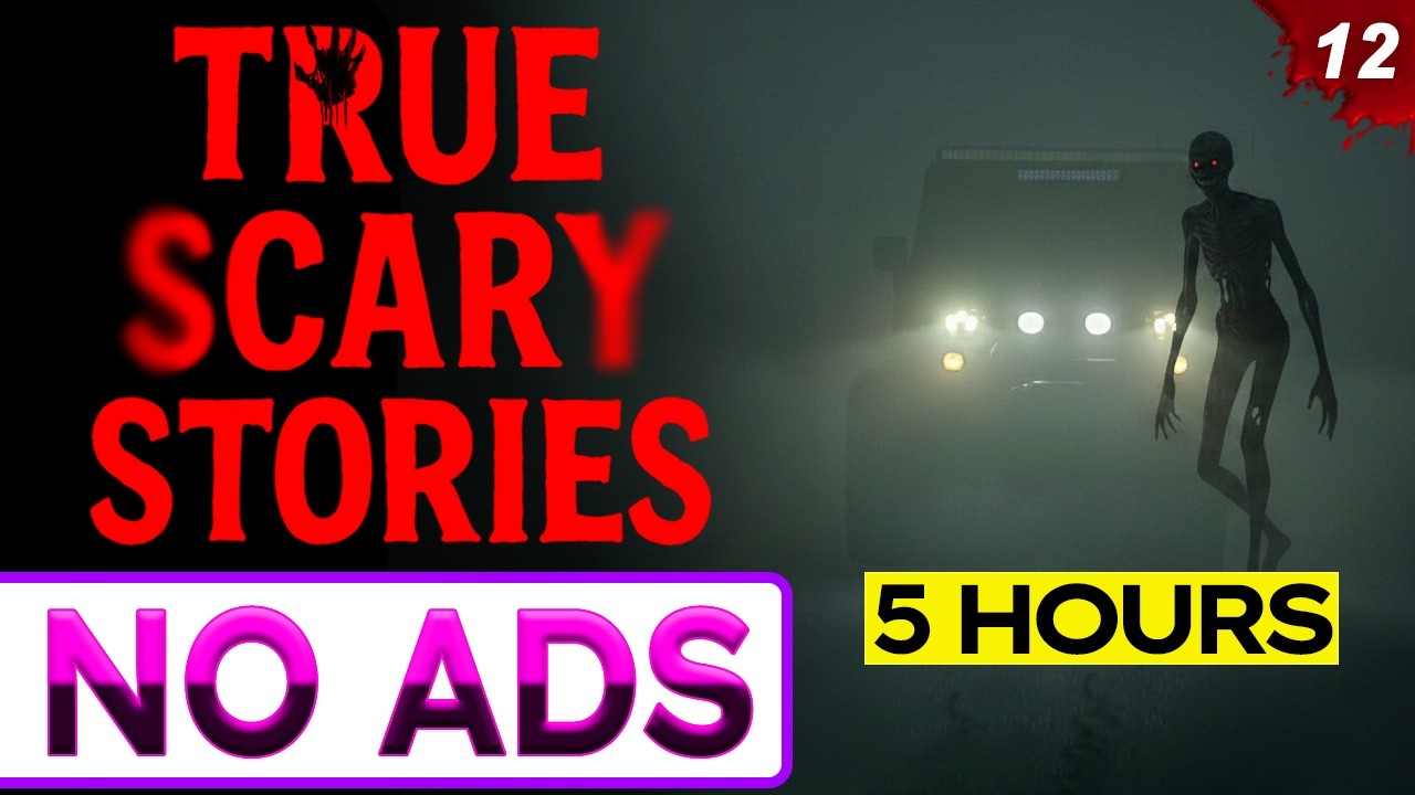 🔴 NO ADS 🔴 5 HOURS of TRUE Scary Stories for Sleep | Rain Sounds | Ep. 12