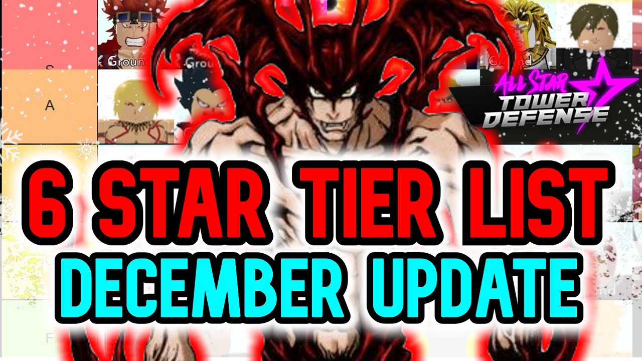 NEW BEST 6 Star! 6 Star Tier List All Star Tower Defense *DECEMBER 2021 UPDATE*