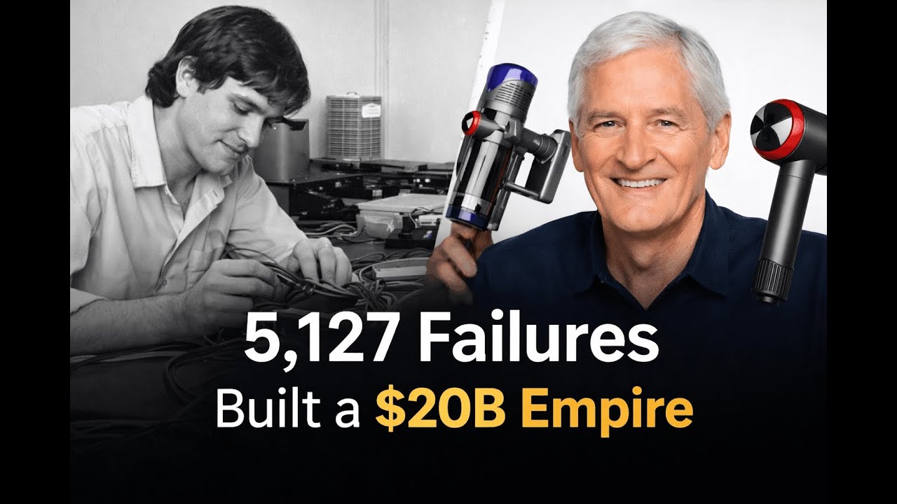 James Dyson | $20 Billion Success Story | From 5,127 Failures to Vacuum Empire 🇬🇧