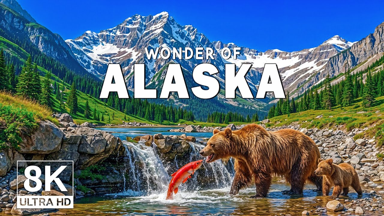 Wonders of Alaska – Discover Glaciers, Wildlife, and Endless Wilderness | Travel Video 4K