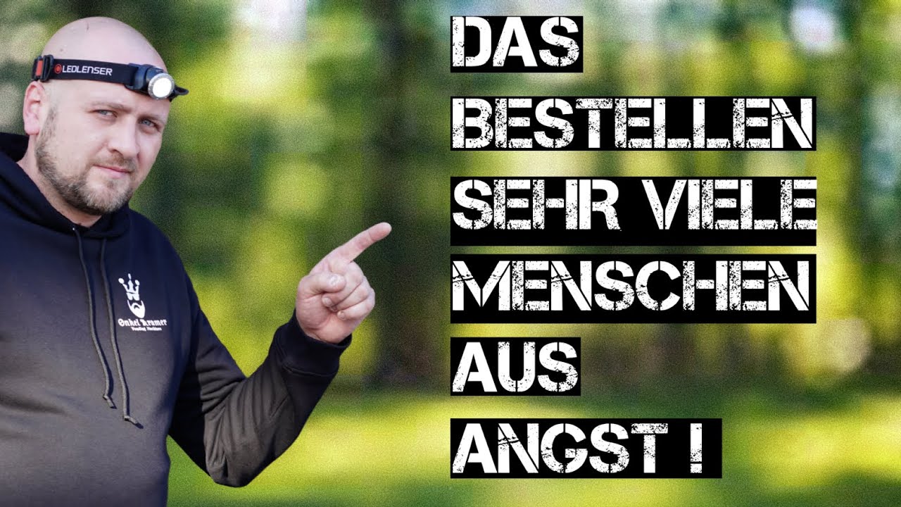 Diese 10 Dinge f&uuml;r den Notfall  musst Du haben ! Run auf diese Sachen ist sp&uuml;rbar !