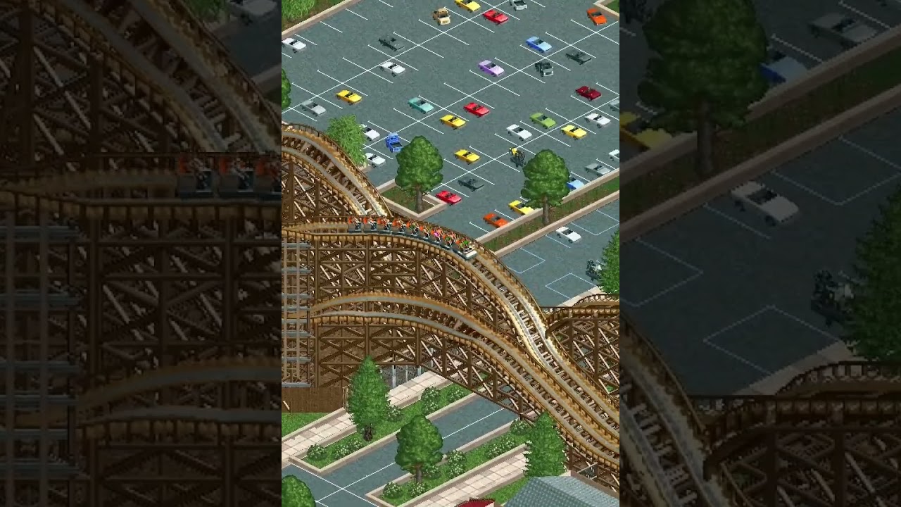 OpenRCT2 Rollercoaster: GhostRider! #rollercoastertycoon2 #openrct2