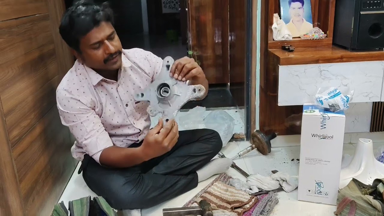 washing Machine repair tsp bearing noise वॉशिंग मशीन  अच्छे से सफ़ाई घर में करे व्हर्लपूल गियरबॉक्स