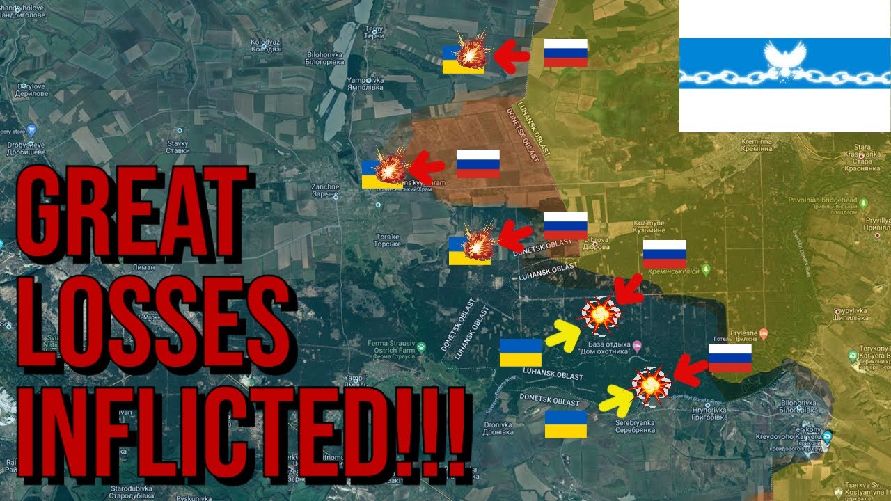 Russians Forced Ukrainians To Retreat And Advanced On Lyman Frontline! Ukrainian Attacks Fail Badly!