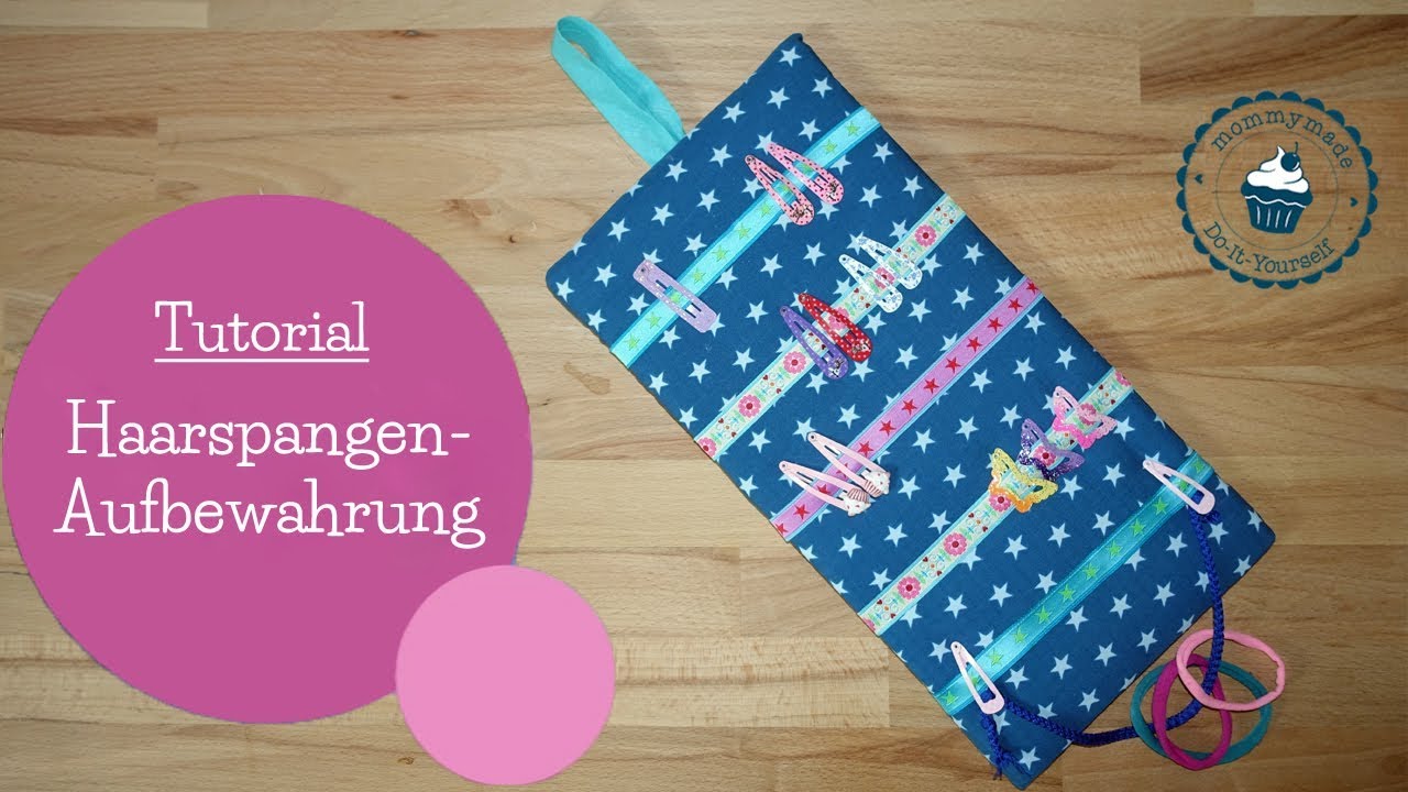 Haarspangen-Aufbewahrung | Utensilo | hair accessories storage | DIY Bastelanleitung | mommymade