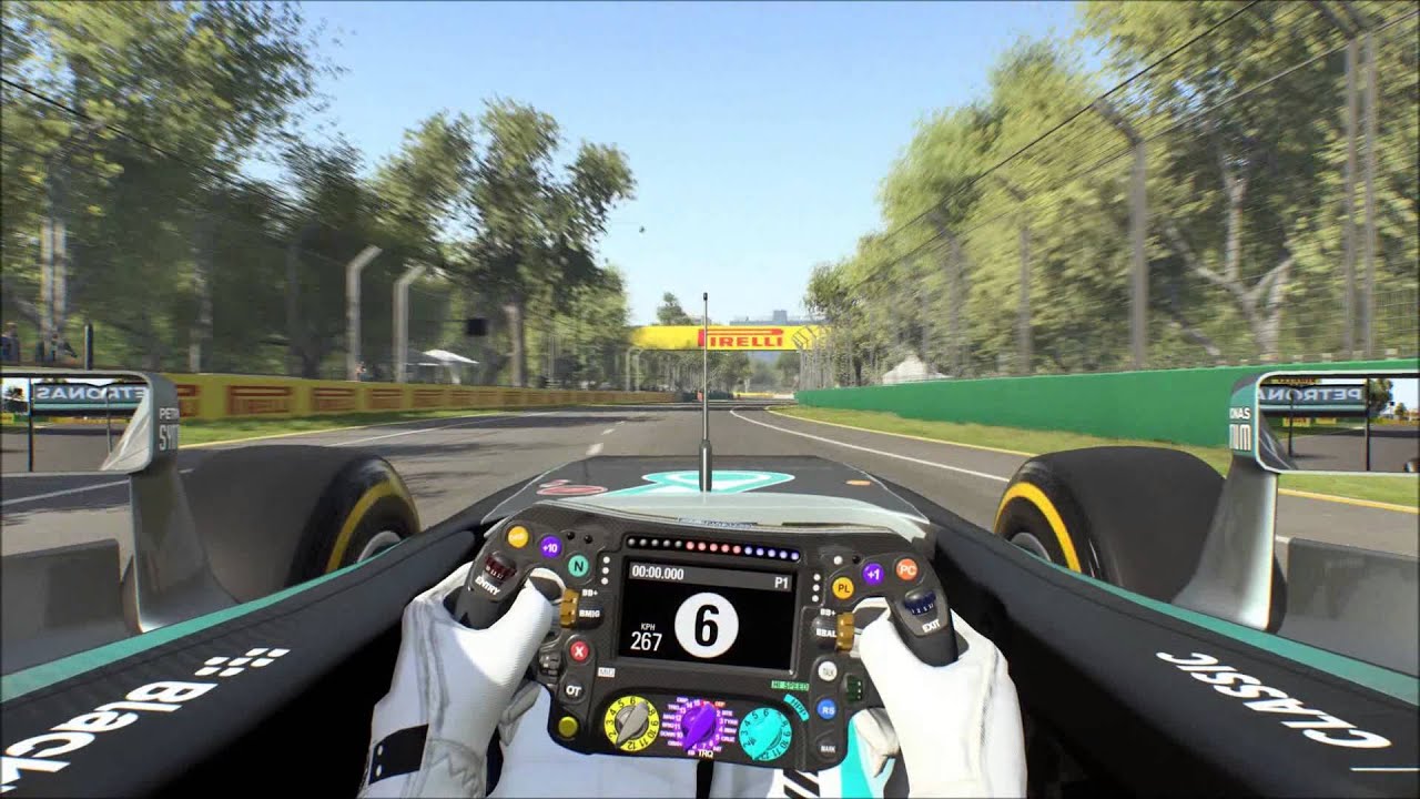 F1 2015. Australia. Melbourne. Time trial lap.