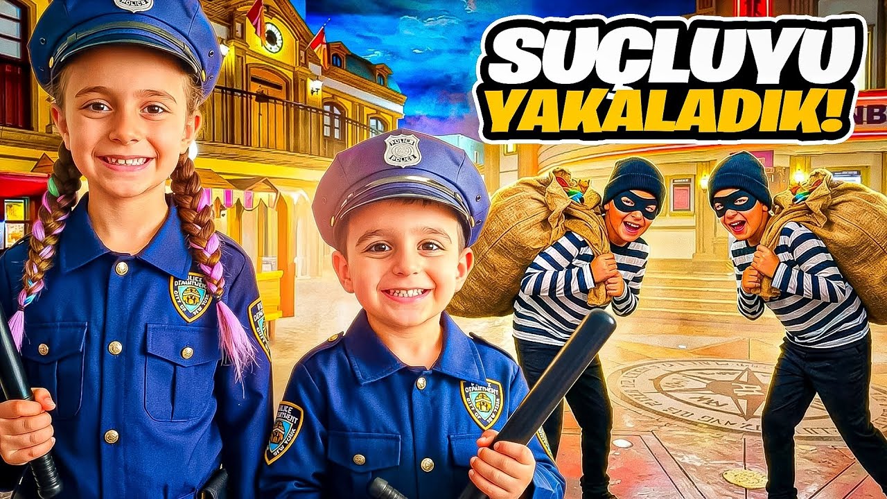 POYRAZ ELİF KİDZANYADA POLİS OLDU GÖREVE GİZLİ GİTTİ!!