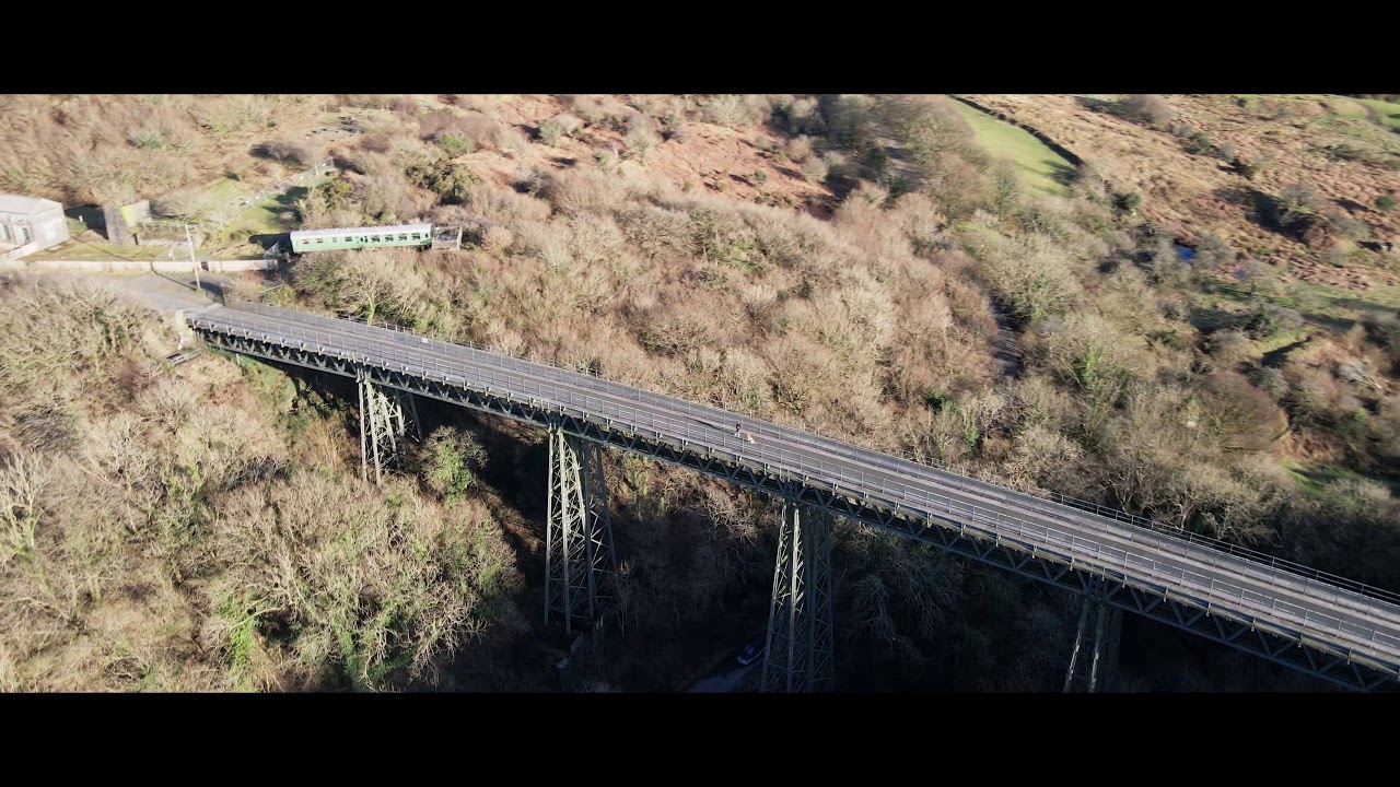 Meldon Viaduct, Mavic Air 2, 4K