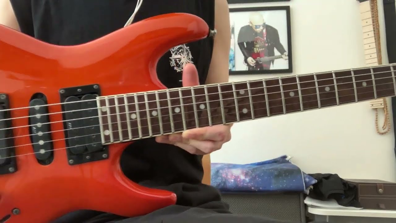 I put a 24 fret neck on a 22 fret guitar