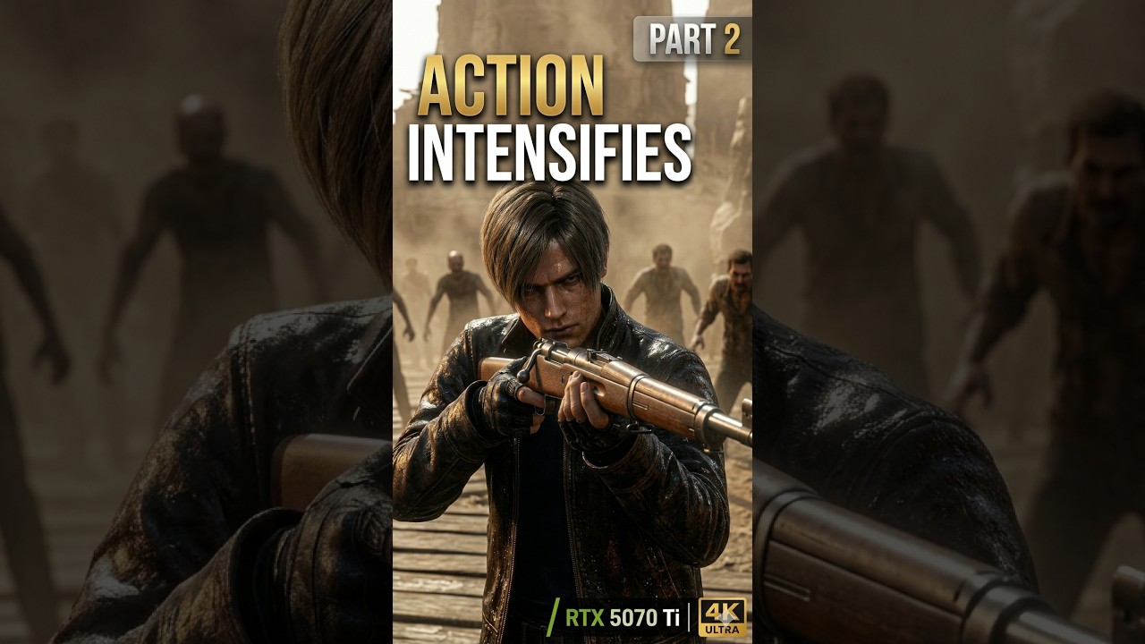 RE9 was a warm-up...The VALLEY is CHAOS! 🧟&zwj;♂️ [ RE 4 Remake 4K Max Ray Tracing 5070 Ti ] Vertical